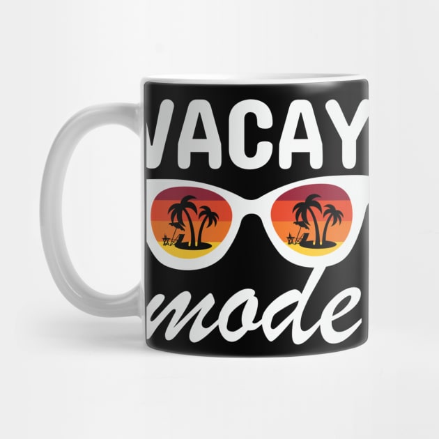 Vacay Mode T-Shirt - Summer Vacation Graphic Tee by Urbanprint